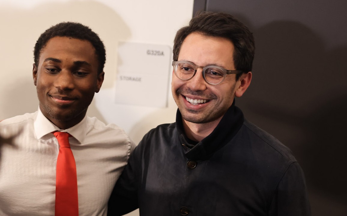 Taking a Photo with an Event Attendee