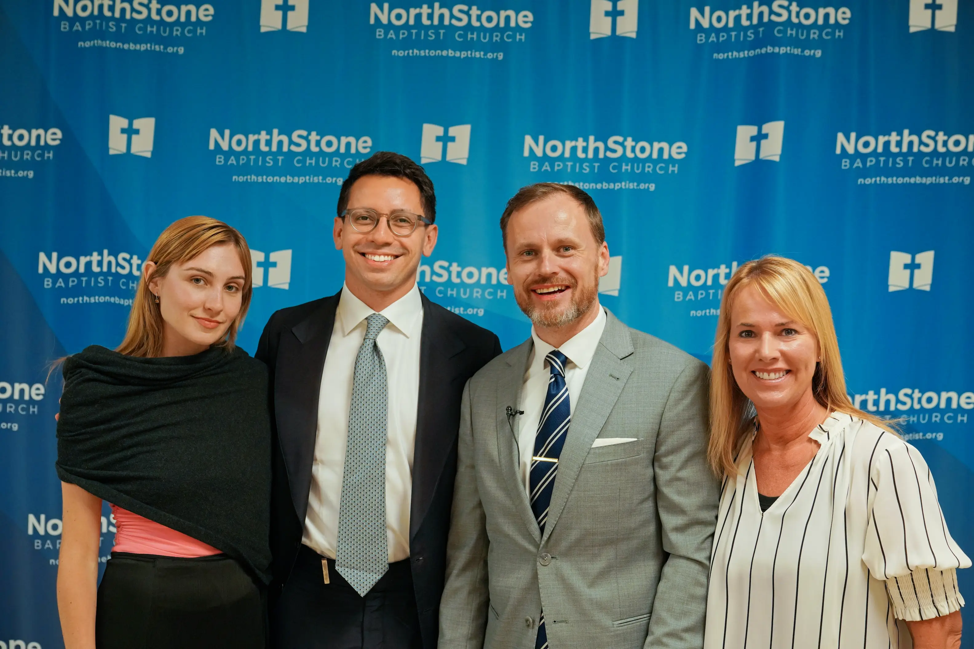 Fishback answers questions at the NorthStone campaign stop.