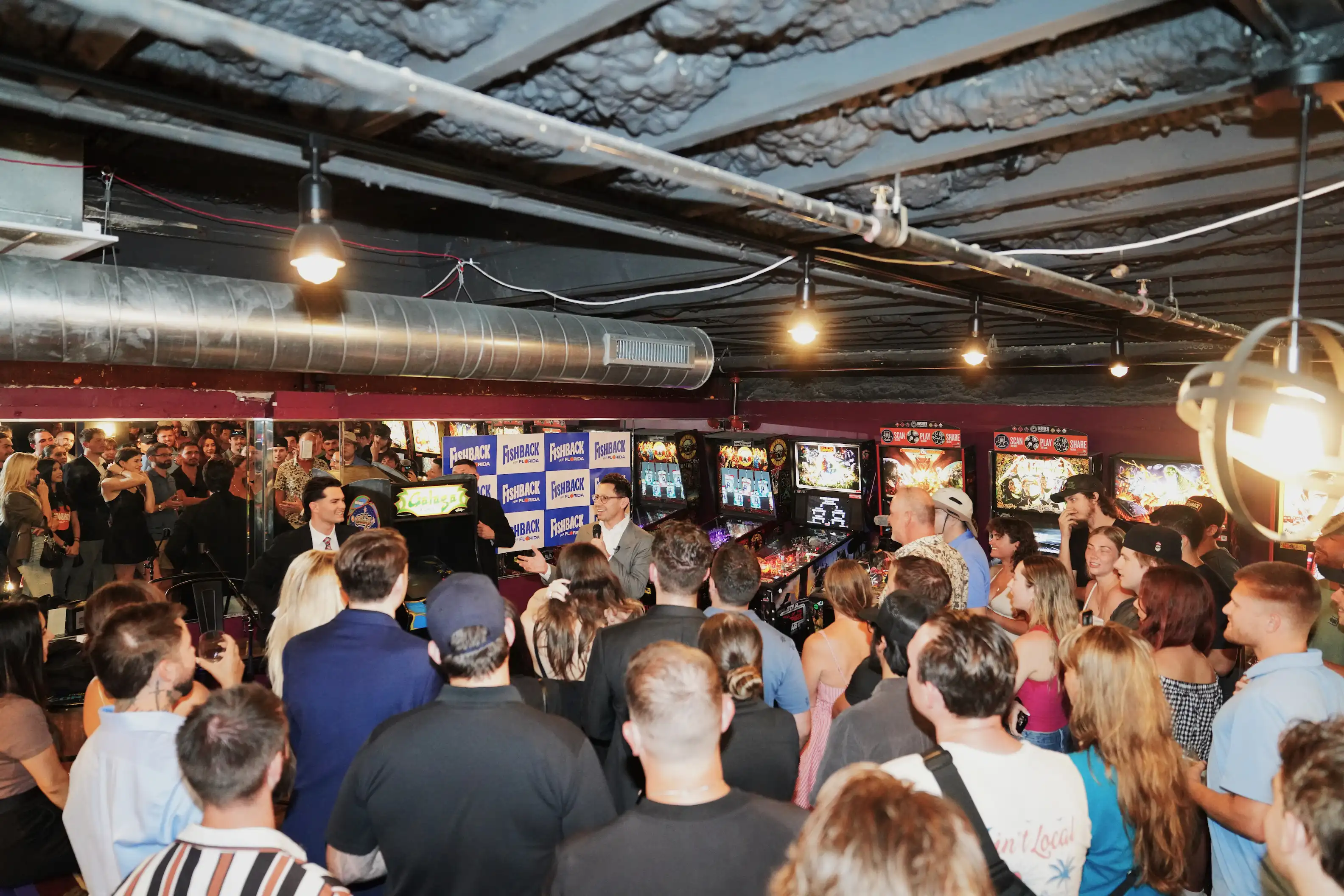 Fishback meets voters at Voodoo Brewing Co. in St. Petersburg.